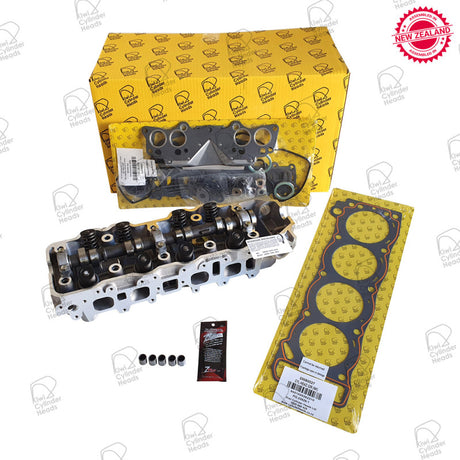 Assembled Cylinder Head Kit Toyota 22RE Square inlet Ports no rocker arm 11081097 - Kiwi Cylinder Heads