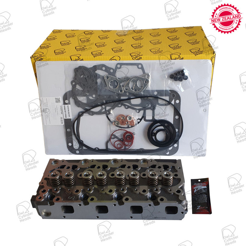 Assembled Cylinder Head Kit for Kubota V2203 Late with steam holes No Cams — 11251359 — view 2