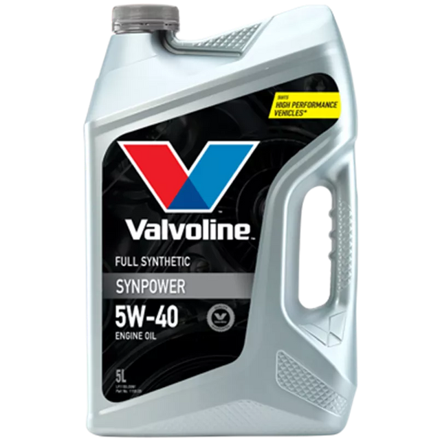 SynPower 5W-40 Full Synthetic Engine Oil 5L - Valvoline | Universal Auto Spares