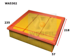 Air Filter A1795 Fits Mercedes WA5302 - Wesfil