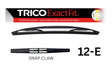 Rear Snap Claw Blade 300MM (12") (EXRFR12) (Single) 12-E - Trico | Universal Auto Spares