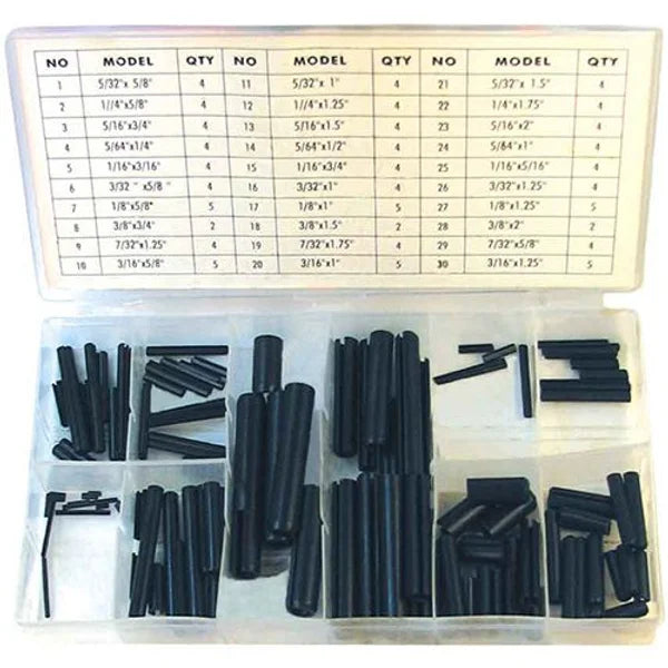 120 Piece Roll Pin Assortment - PKTool | Universal Auto Spares