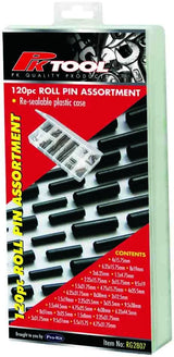 120 Piece Roll Pin Assortment - PKTool | Universal Auto Spares