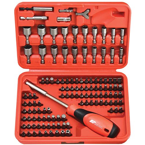 122 Piece 1 4 Hex Dr Combination Screwdriver Bits Set With 100mm 4 Universal Auto Spares