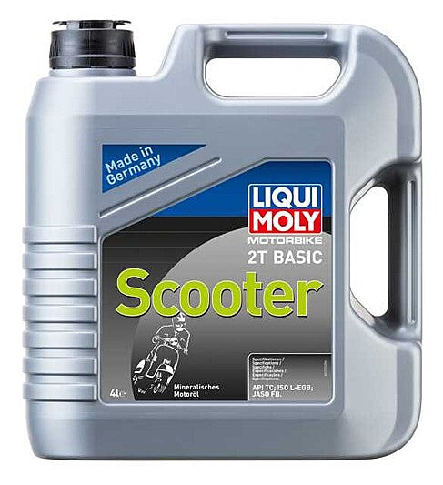 Motorbike 2T Basic Scooter Mineral-Based 4L - LIQUI MOLY | Universal Auto Spares