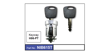 Ignition Barrel NIB615T - Nice Products | Universal Auto Spares