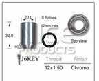 Chrome Nuts pk100 J332-100 - Nice Products | Universal Auto Spares