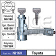 Ignition Lock NI160 - Nice Products | Universal Auto Spares