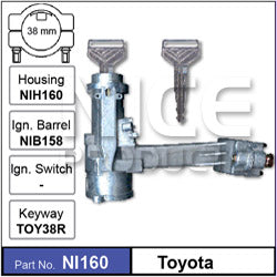 Ignition Lock NI160 - Nice Products | Universal Auto Spares