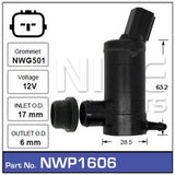 Washer Pump NWP1606 - Nice Products | Universal Auto Spares