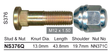 Stud & Nut NS376Q - Nice Products | Universal Auto Spares