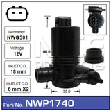 Washer Pump NWP1740 - Nice Products | Universal Auto Spares