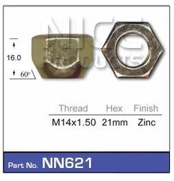 Wheel Nuts pk100 NN621-100 - Nice Products | Universal Auto Spares