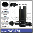 Washer Pump NWP379 - Nice Products | Universal Auto Spares