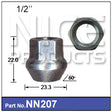Wheel Nut 17mm OPEN NN207 - Nice Products | Universal Auto Spares