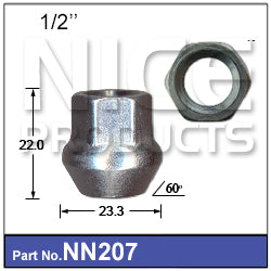 Wheel Nut 17mm OPEN NN207 - Nice Products | Universal Auto Spares