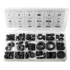 125 Piece Rubber Grommet Assortment - PKTool