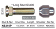 Stud & Nut NS310P - Nice Products | Universal Auto Spares
