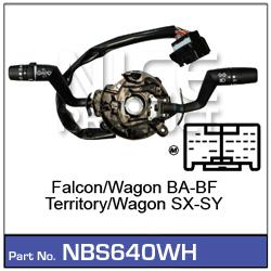 Blinker Switch (NLA) NBS640WH - Nice Products | Universal Auto Spares