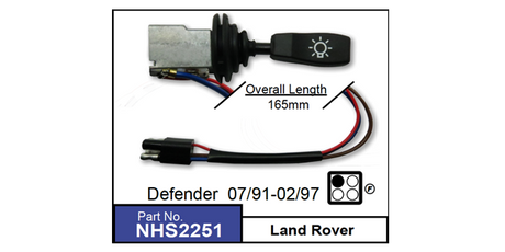 Head Lamp Switch NHS2251 - Nice Products | Universal Auto Spares