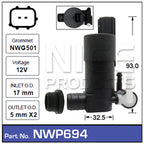Washer Pump NWP694 - Nice Products | Universal Auto Spares