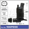 Washer Pump NWP698 - Nice Products | Universal Auto Spares