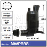 Washer Pump NWP698 - Nice Products | Universal Auto Spares