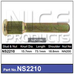 Long Stud & Nut NS2210 - Nice Products | Universal Auto Spares