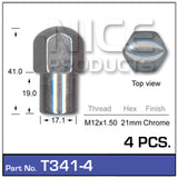 Chrome Nuts T341-4 - Nice Products | Universal Auto Spares