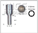 Chrome Nuts (20 + j6key) JR671-20 - Nice Products | Universal Auto Spares