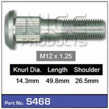 Wheel Stud S468 - Nice Products | Universal Auto Spares