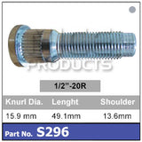 Wheel Stud S296 - Nice Products | Universal Auto Spares