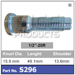 Wheel Stud S296 - Nice Products | Universal Auto Spares