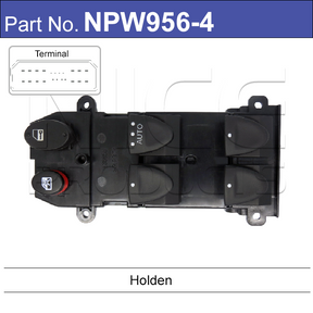 Power Window Switch NPW956-4 - Nice Products | Universal Auto Spares