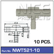 Hose Connection Pkt 10 NWT521-10 - Nice Products | Universal Auto Spares