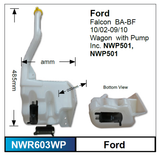 Washer Reservoir & Pump NWR603WP - Nice Products | Universal Auto Spares