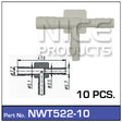 Hose Connection Pkt 10 NWT522-10 - Nice Products | Universal Auto Spares