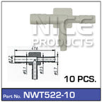 Hose Connection Pkt 10 NWT522-10 - Nice Products | Universal Auto Spares