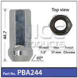 Open Ended Nuts PBA244 - Nice Products | Universal Auto Spares