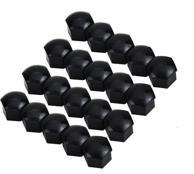 Wheel Nut Cover Black pk20 NWC719B-20 - Nice Products | Universal Auto Spares