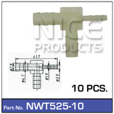 Hose Connection Pkt 10 NWT525-10 - Nice Products | Universal Auto Spares