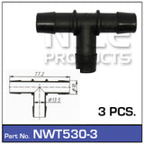 Hose Connection Pkt 3 NWT530-3 - Nice Products | Universal Auto Spares