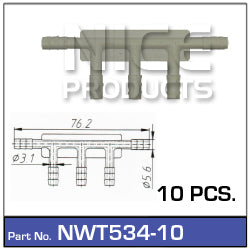Hose Connection Pkt 10 NWT534-10 - Nice Products | Universal Auto Spares