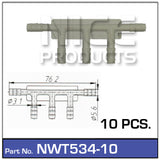 Hose Connection Pkt 10 NWT534-10 - Nice Products | Universal Auto Spares
