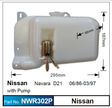 Washer Reservoir & Pump (NLA) NWR302P - Nice Products | Universal Auto Spares