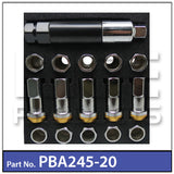 Open Ended Race Nuts (20) PBA245-20 - Nice Products | Universal Auto Spares