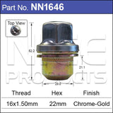 Wheel Nut NN1646 - Nice Products | Universal Auto Spares
