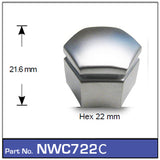 Wheel Nut Cover Chrome Fits Holden NWC722C - Nice Products | Universal Auto Spares