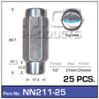 Chrome Nuts PK25 NN211-25 - Nice Products | Universal Auto Spares