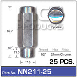 Chrome Nuts PK25 NN211-25 - Nice Products | Universal Auto Spares